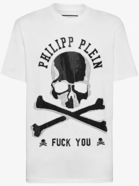 Philipp Plein Skull crystal-embellished T-shirt