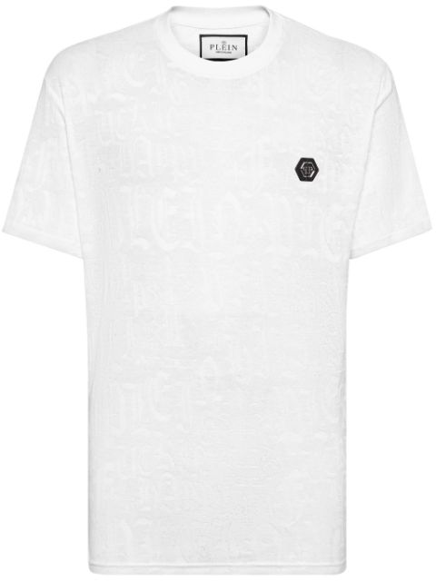 Philipp Plein logo-applique cotton T-shirt Men