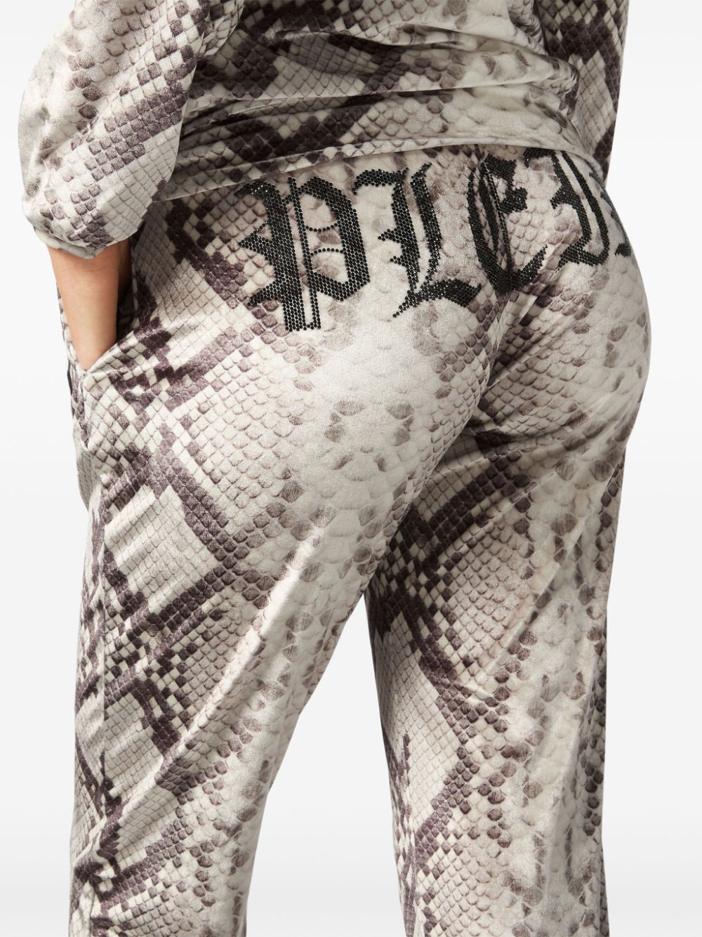 Philipp Plein python-print tracksuit set Women