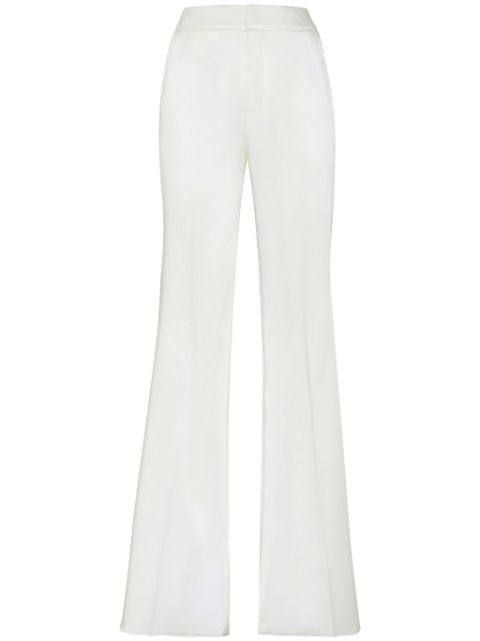 Philipp Plein flared satin trousers Women