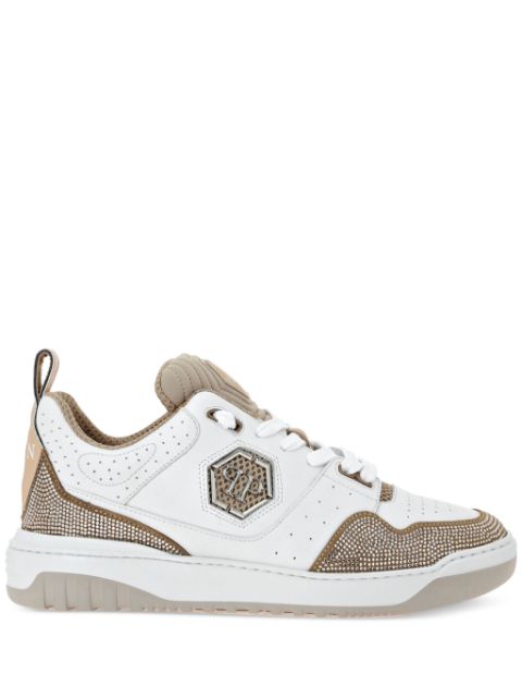 Philipp Plein Hexagon Crystal low-top sneakers Men