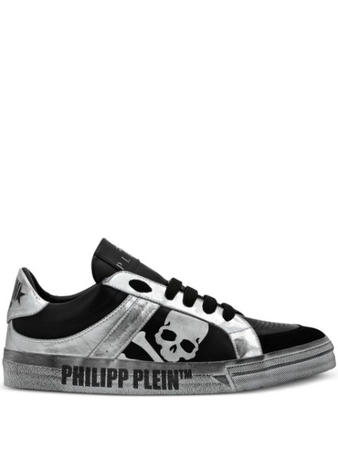 Philipp Plein Retrokickz TM leather sneakers Men