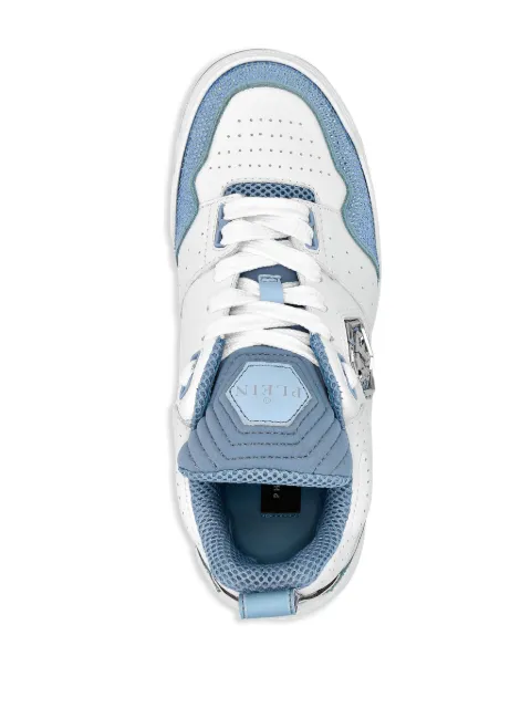 Philipp Plein Mix Crystal low-top leather sneakers FADSWSC2750PLE010N - 3