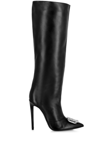 Philipp Plein Gothic Plein 110mm leather boots Women