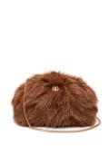 Isla Teddy faux-fur shoulder bag - Brown