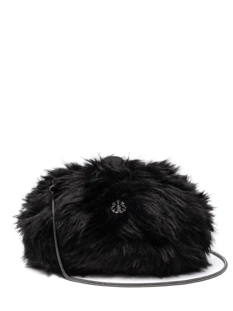 Isla Teddy faux-fur shoulder bag