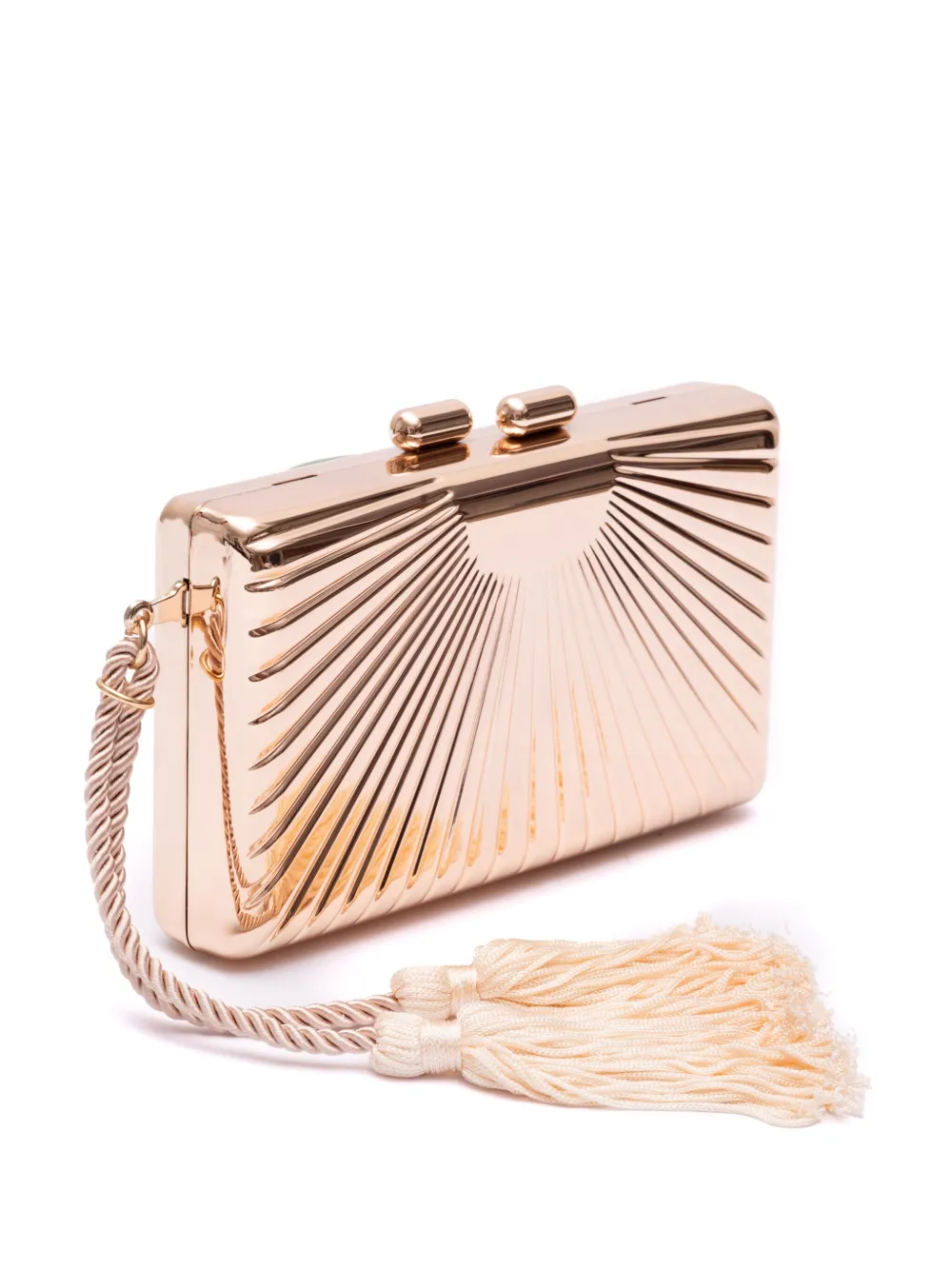 Isla Deluxe clutch met kwastje - Goud