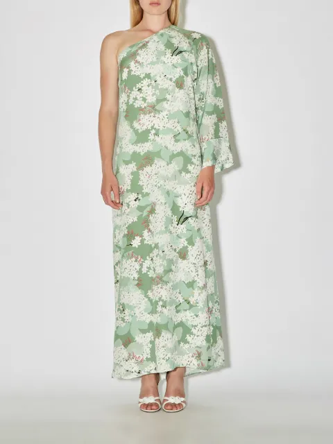 Bernadette Lola floral-print one-shoulder silk dress HS24RTWDRESSLOLASED04 - 1