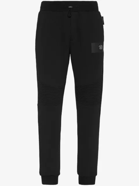 Plein Sport ribbed panelling track pants