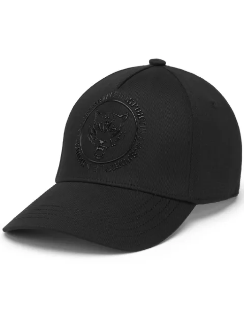 Plein Sport Carbon Tiger-print baseball cap