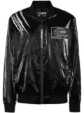 Plein Sport Crease bomber jacket - Black