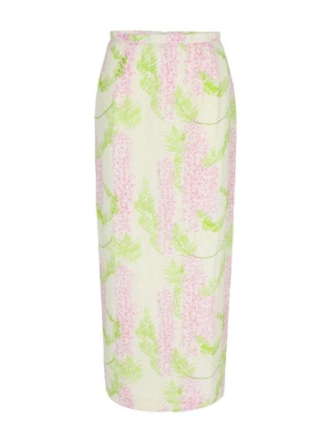 Bernadette Norma floral-print skirt