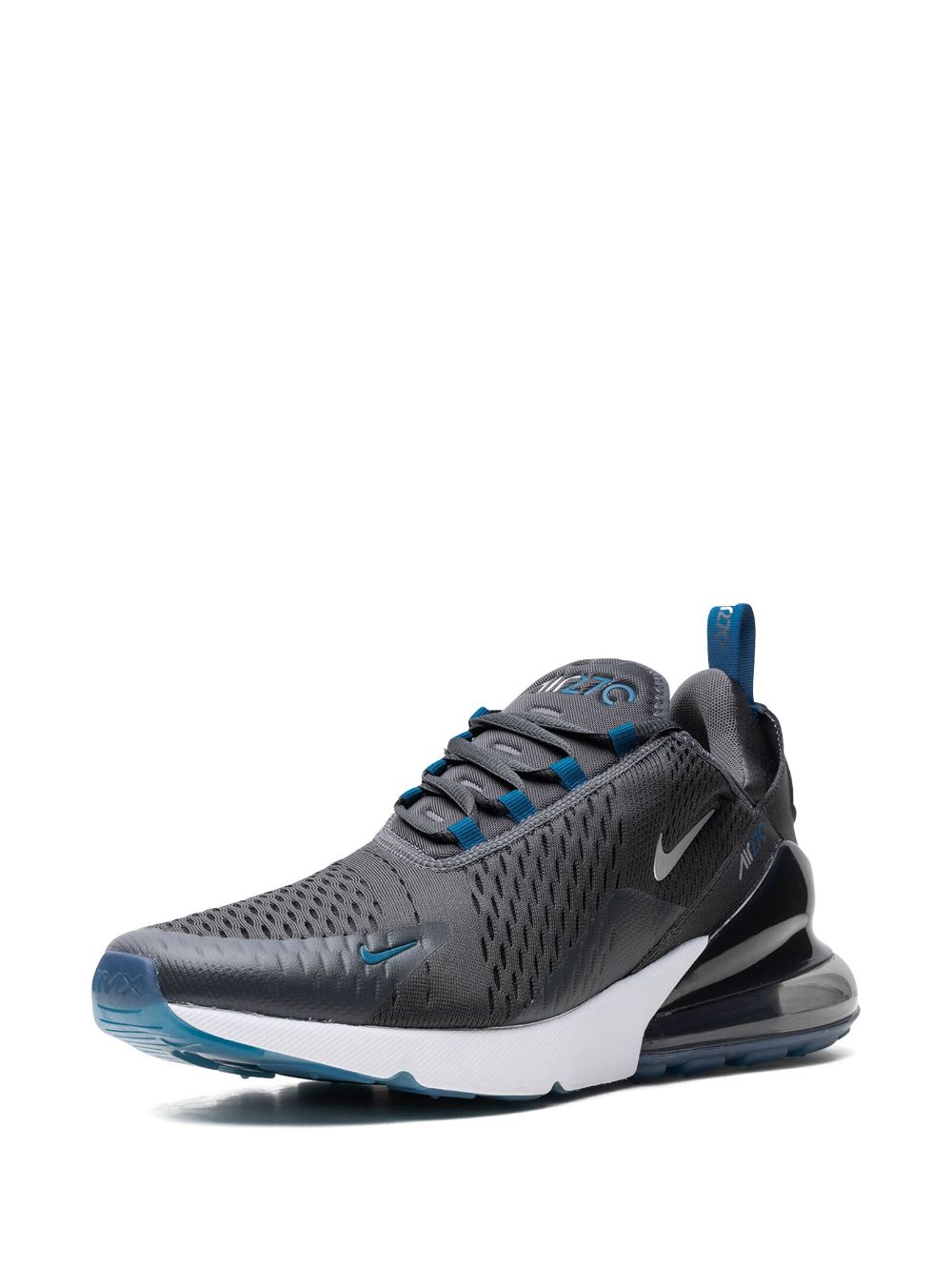 Shop Nike Air Max 270 "anthracite/industrial Blue" Sneakers In Grey