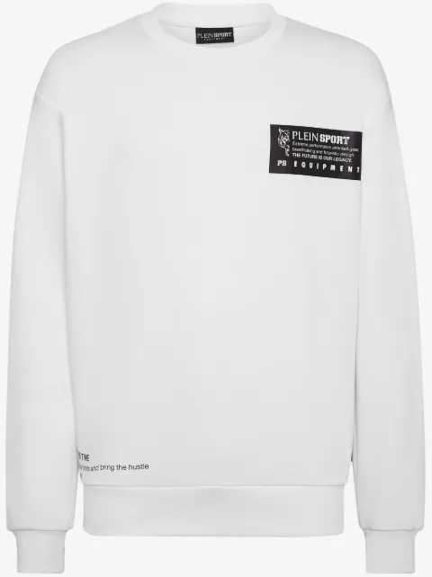 Plein Sport sudadera con logo estampado