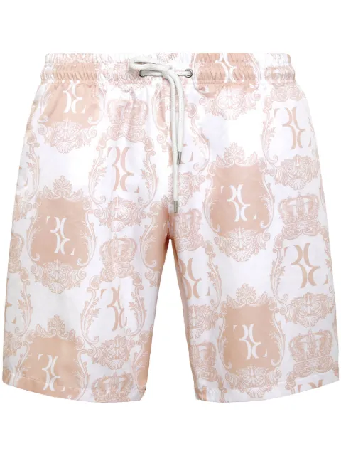 Billionaire logo-printed swim shorts