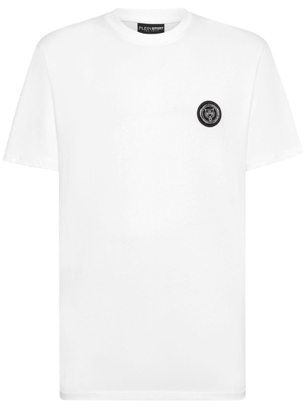 Plein Sport T-shirt met logopatch Wit