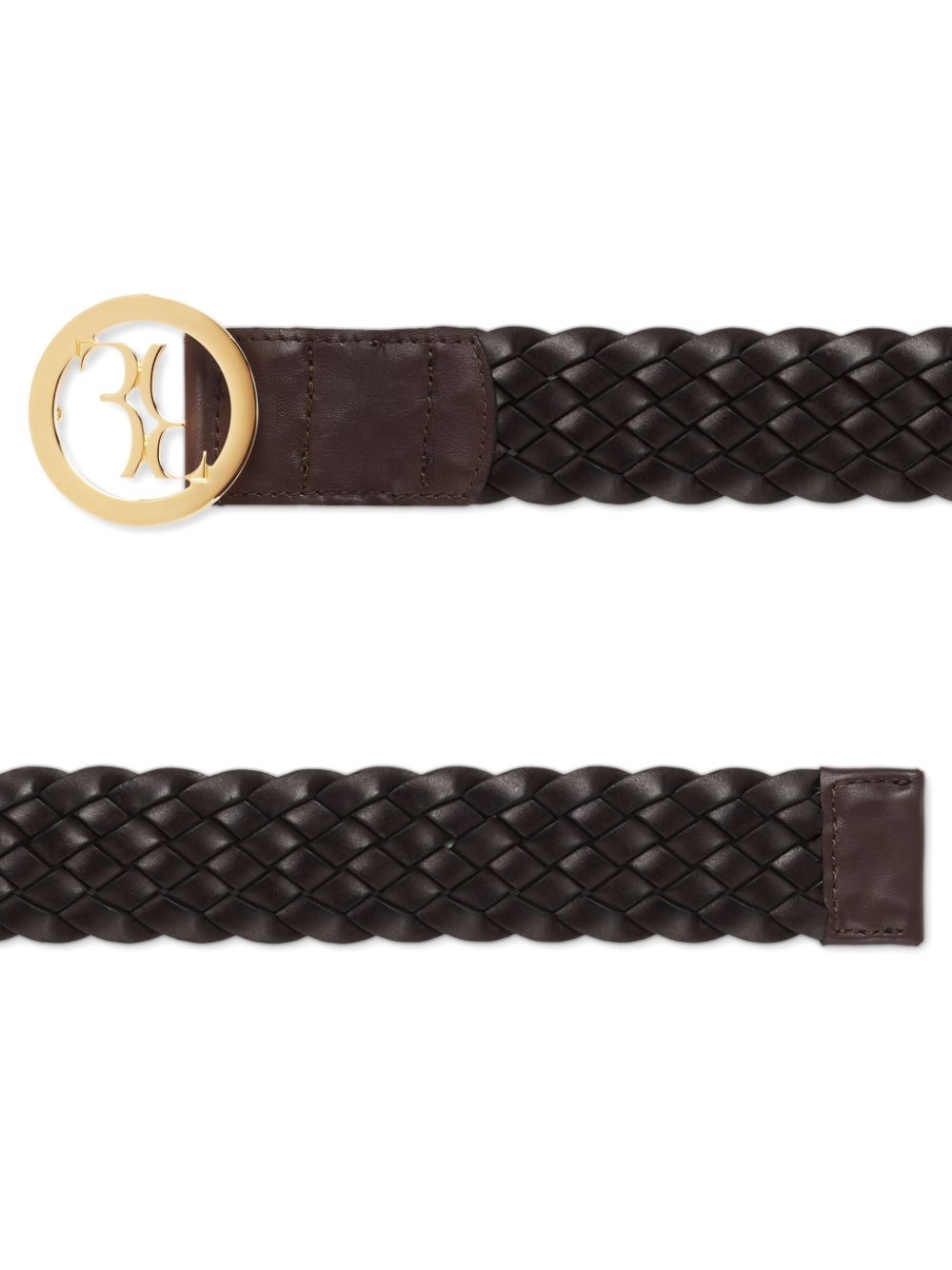 Billionaire leather belt - Bruin