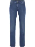 Billionaire logo-patch regular-fit jeans - Blue