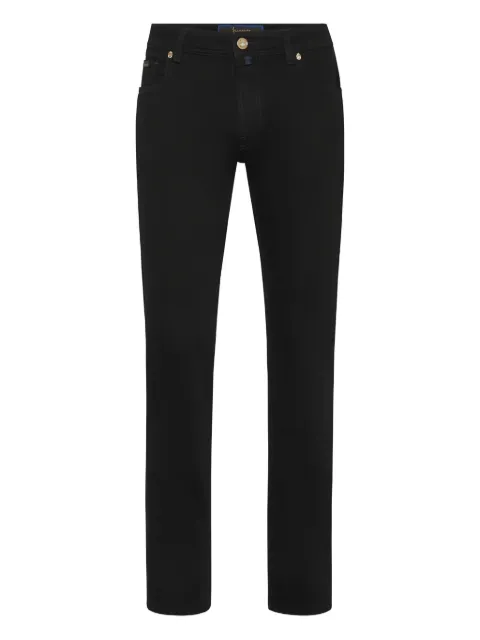 Billionaire button-closure jeans