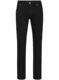 Billionaire logo-embroidered straight-leg jeans - Black