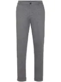 Billionaire wool-silk tapered trousers - Grey