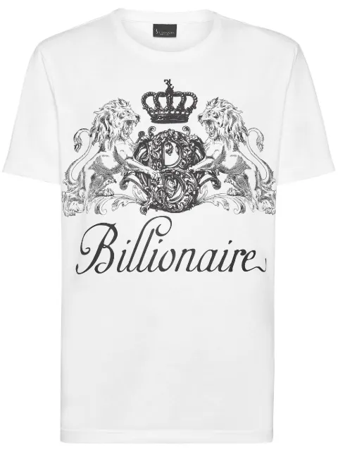 Billionaire playera con logo estampado