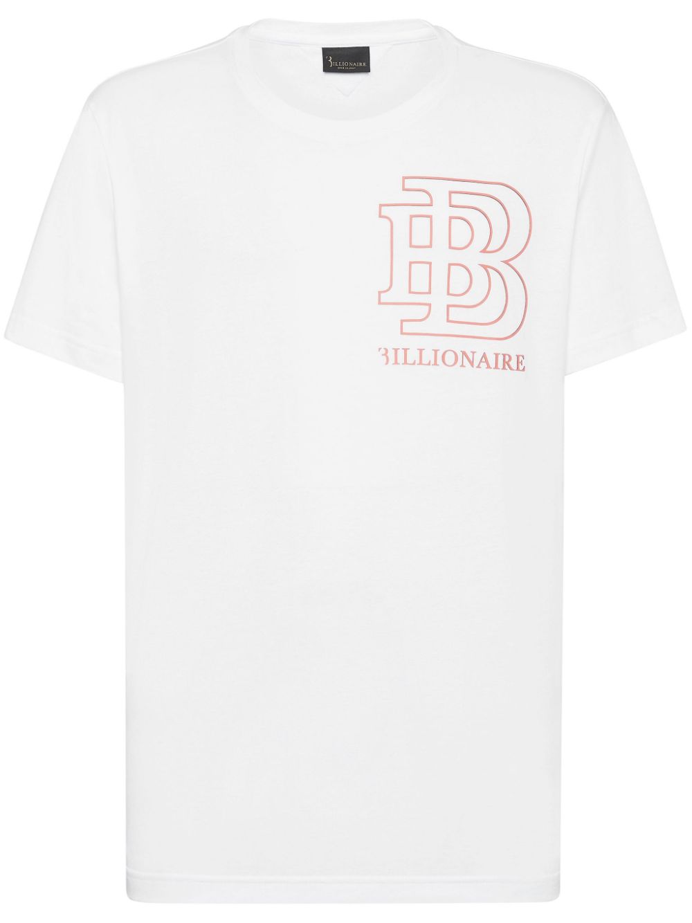 Billionaire Logo-print Cotton T-shirt In White