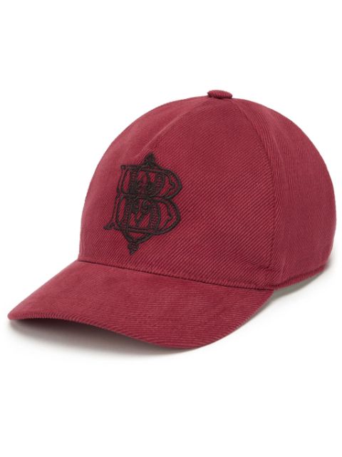 Billionaire logo-embroidered baseball cap