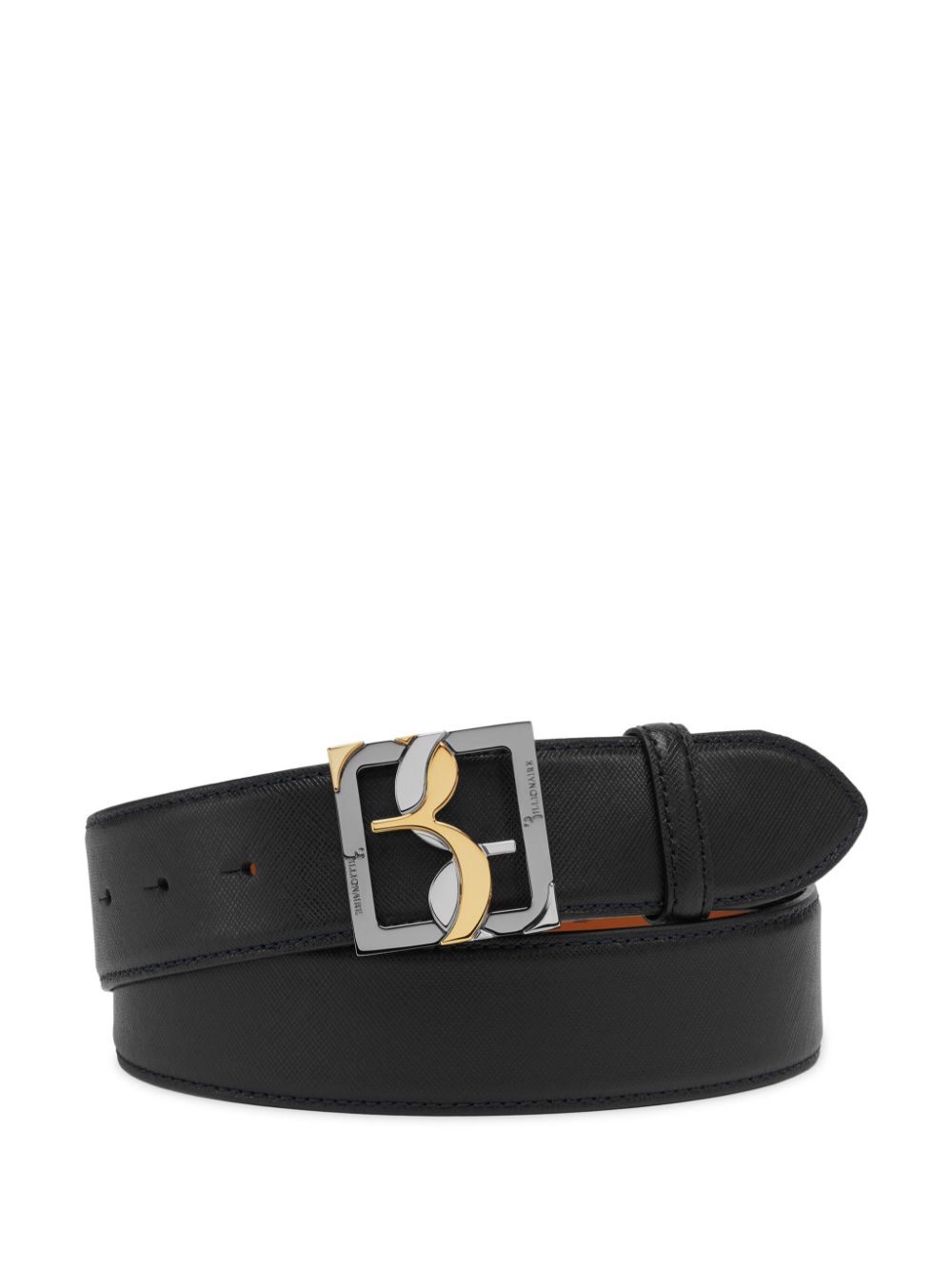 Saffiano leather belt