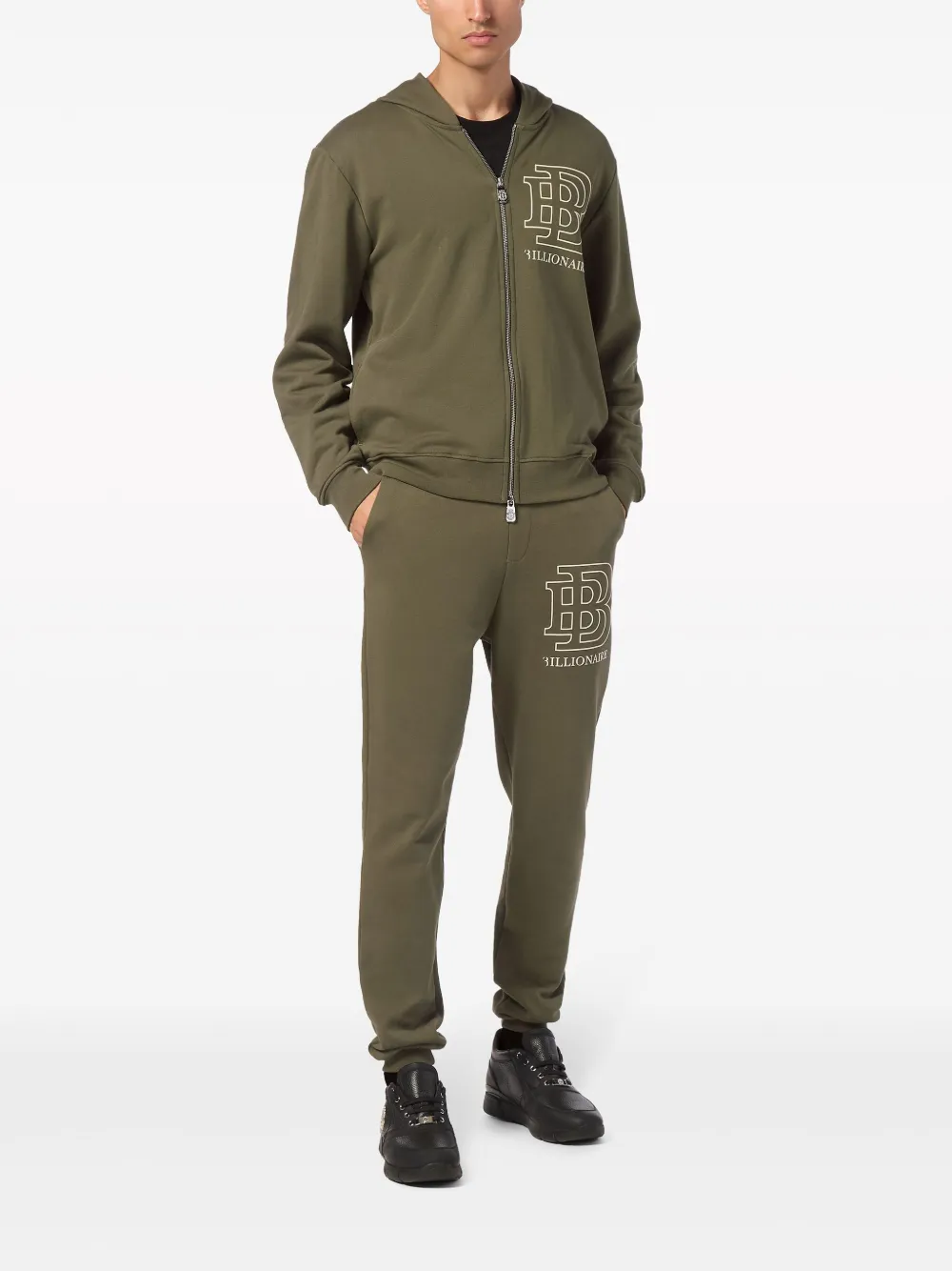 Billionaire Joggingbroek met logoprint - Groen