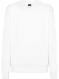 Billionaire logo-appliqué cotton sweatshirt - White