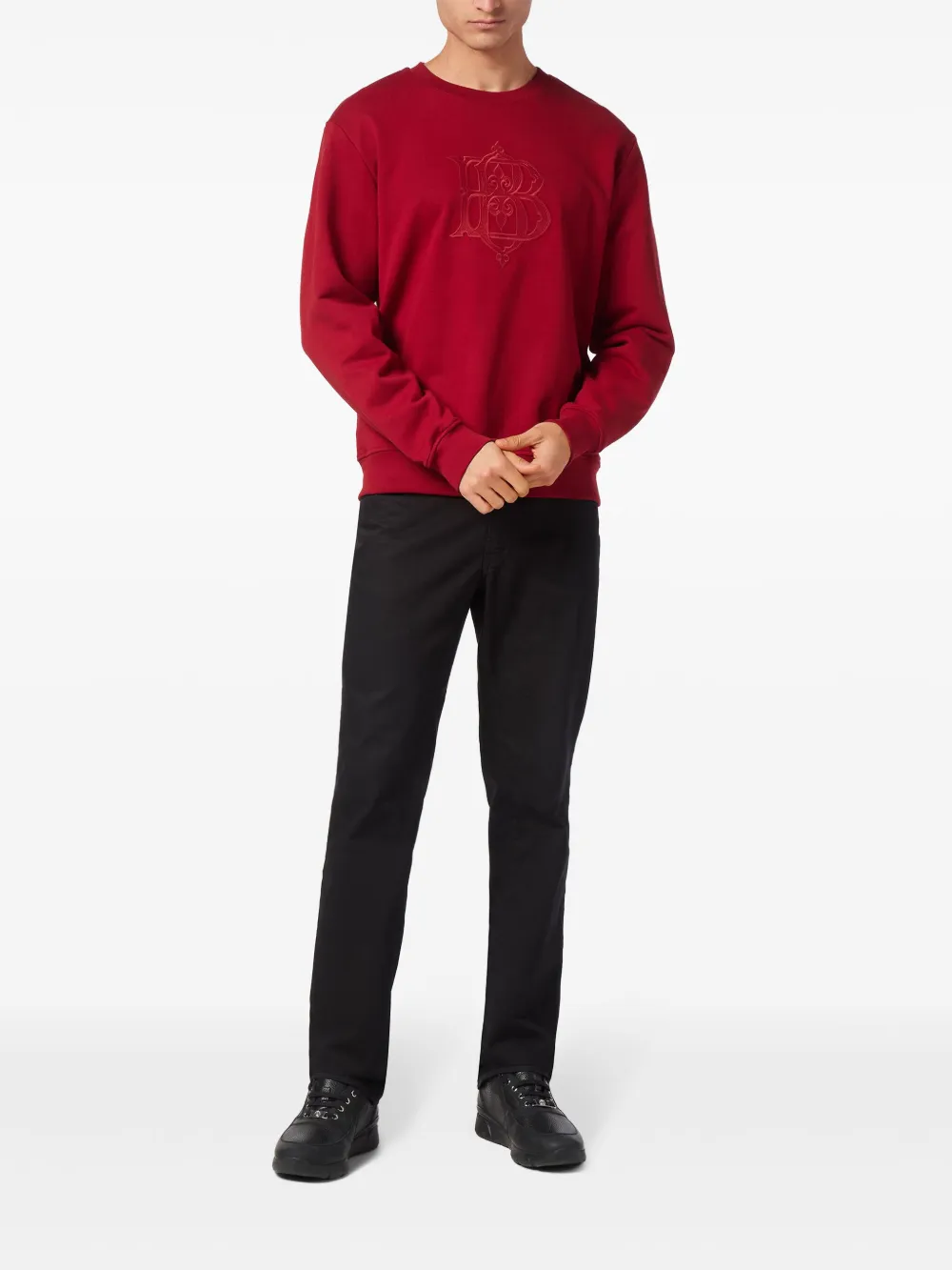Billionaire Sweater met logopatch - Rood