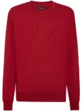 Billionaire logo-appliqué cotton sweatshirt - Red