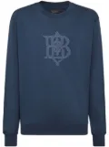 Billionaire logo-appliqué cotton sweatshirt - Blue