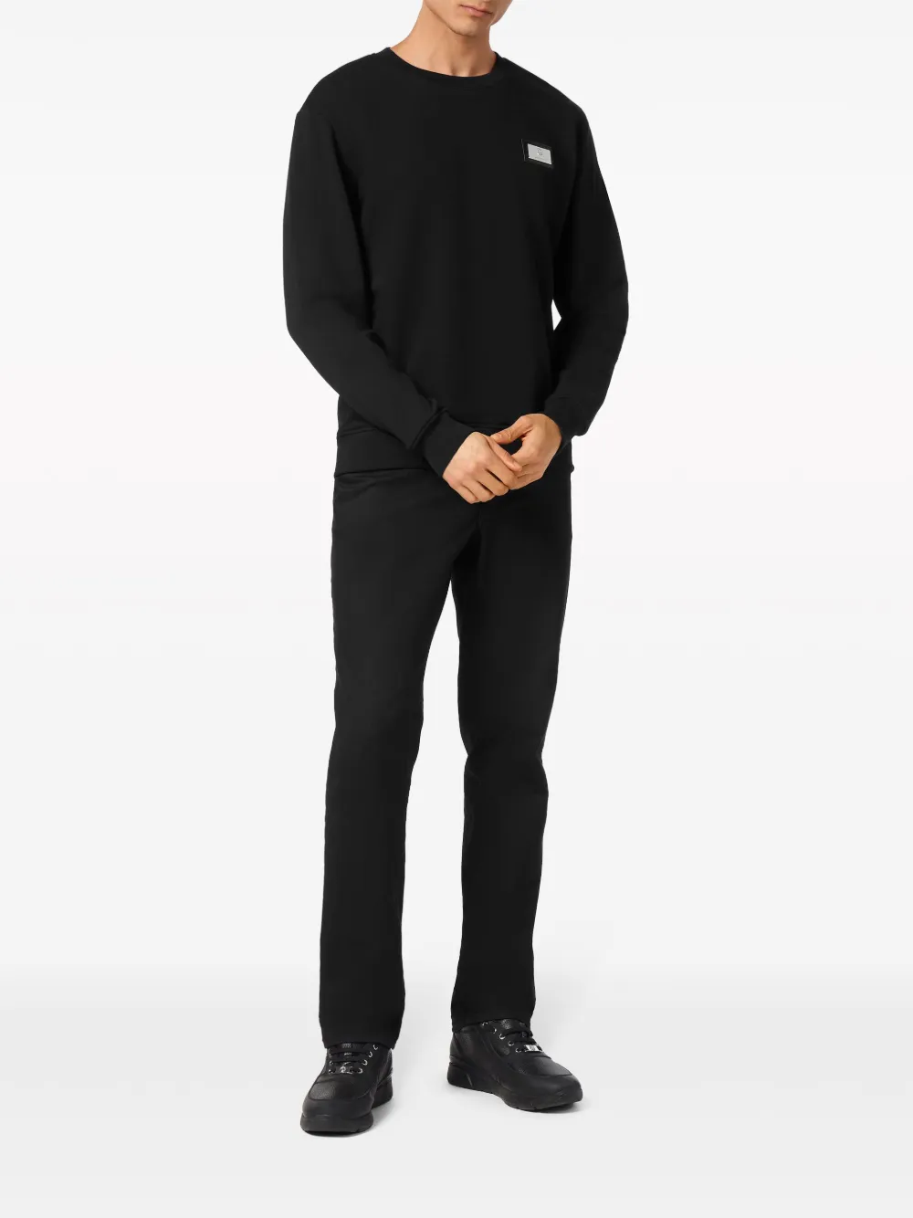 Billionaire Sweater met logoplakkaat - Zwart