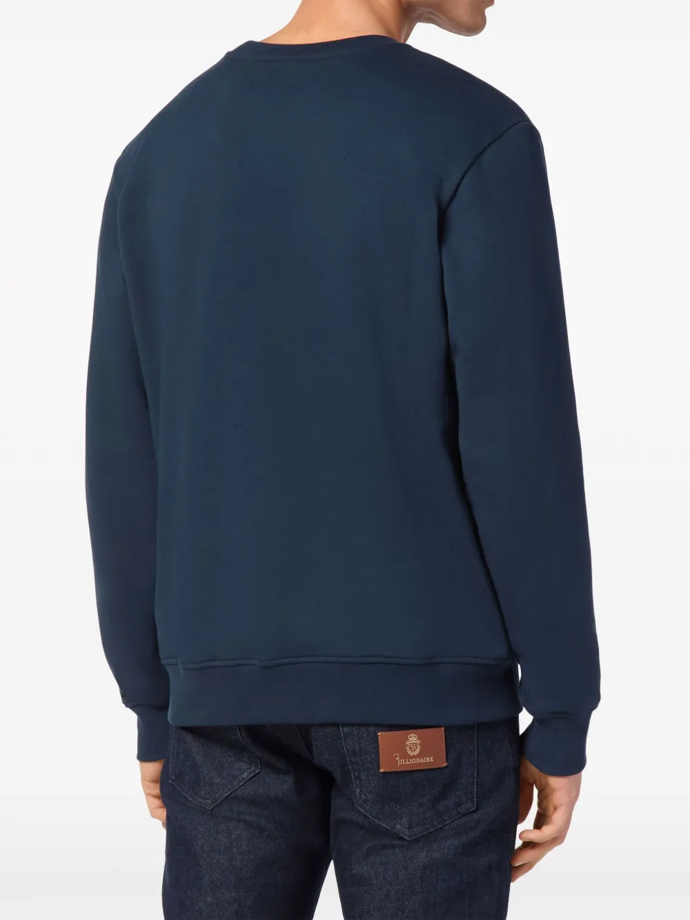 Billionaire Sweater met logoplakkaat Blauw