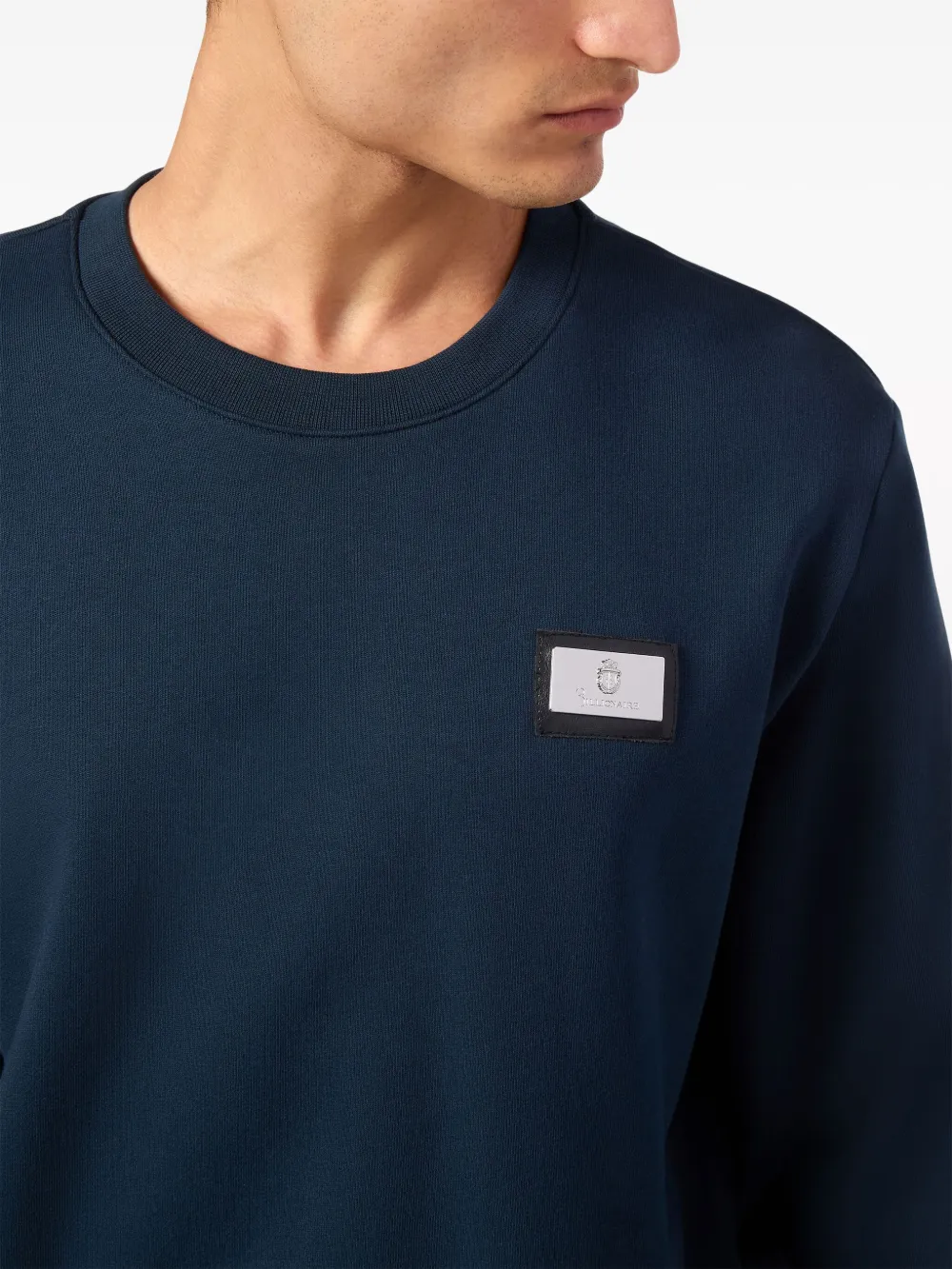 Billionaire Sweater met logoplakkaat Blauw