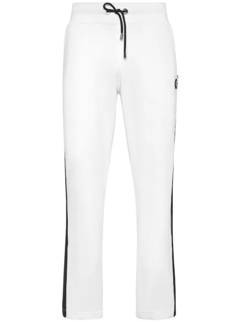 Billionaire contrast side-panel track pants
