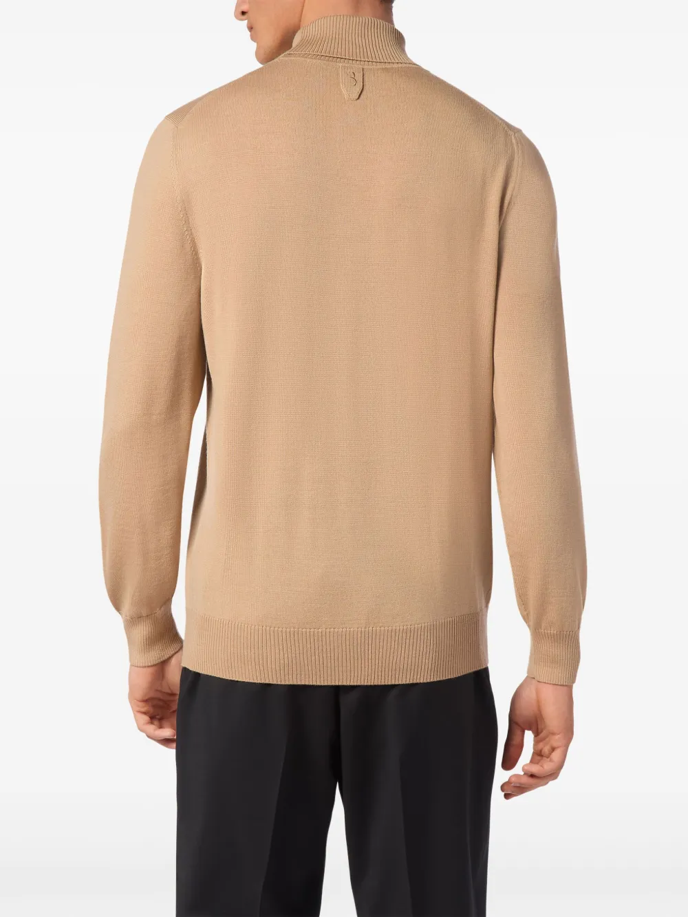 Billionaire Coltrui met geborduurd monogram Beige