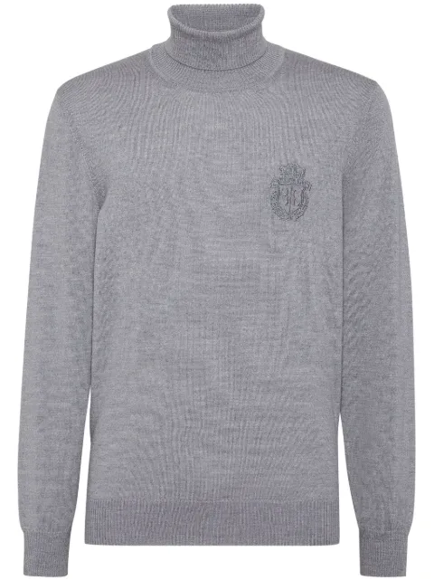 Billionaire Rollkragenpullover mit Monogramm-Stickerei
