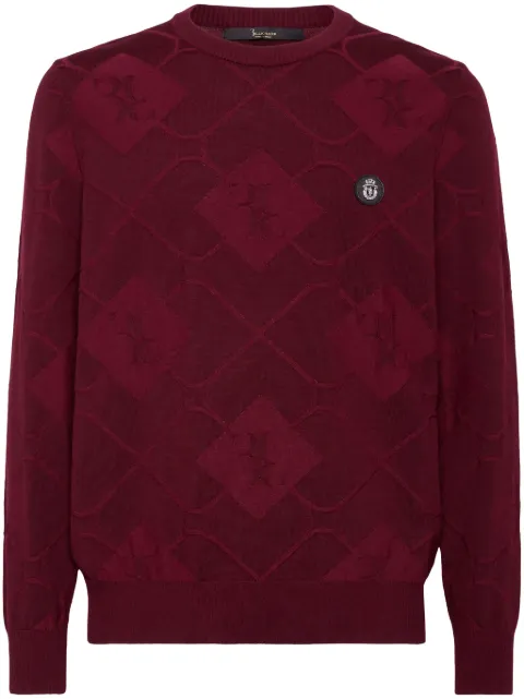 Billionaire intarsia-knit jumper