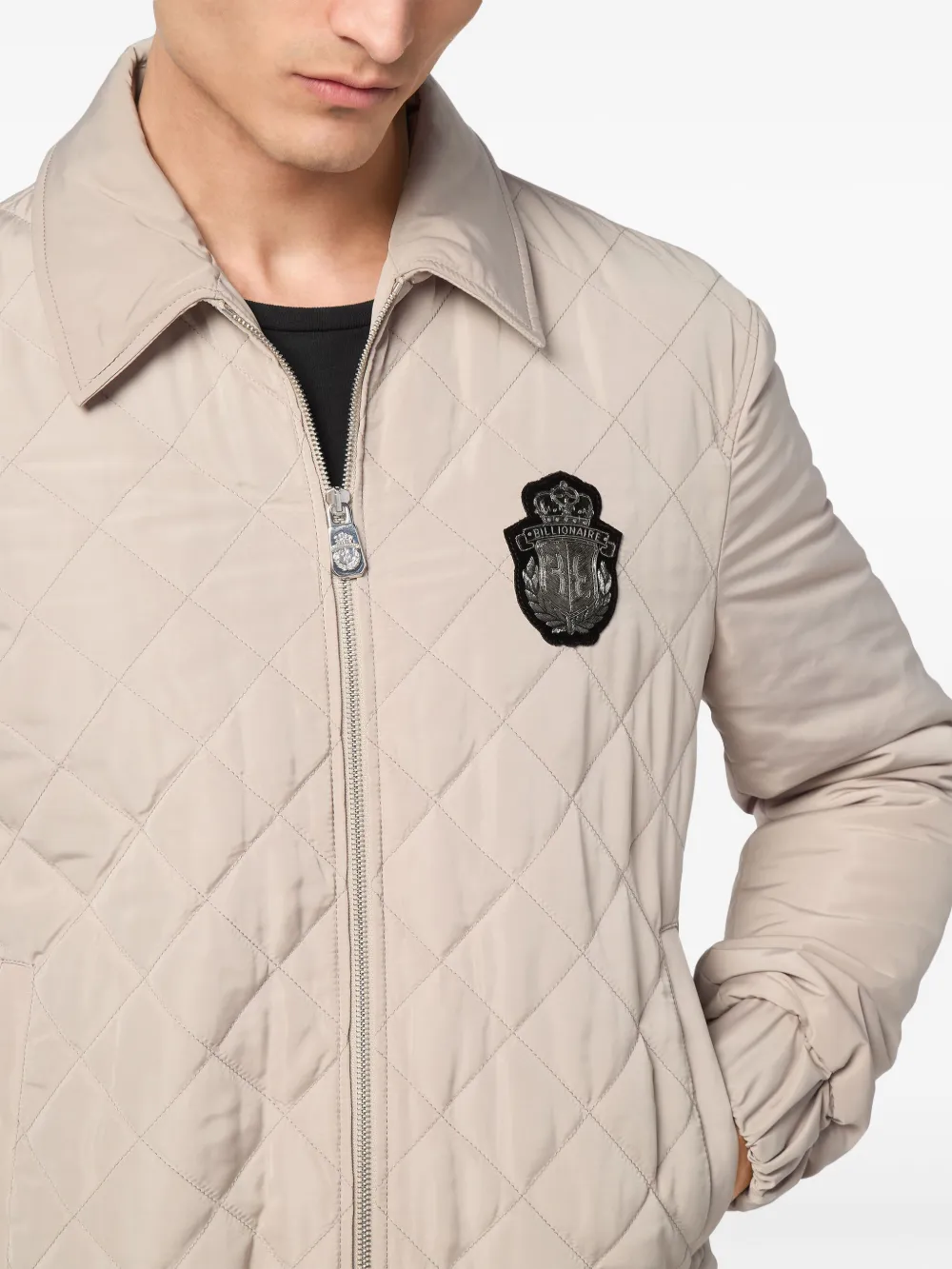 Billionaire Gewatteerd jack Beige