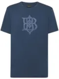 Billionaire logo-appliqué cotton T-shirt - Blue