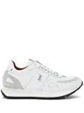 Billionaire leather running sneakers - White