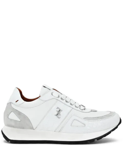 Billionaire leather running sneakers