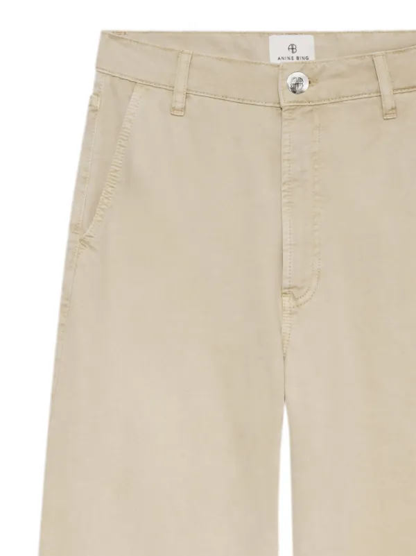 パンツ ANINE BING Trousers ANINE BING Dolan wide-leg Trousers | Grey | FARFETCH