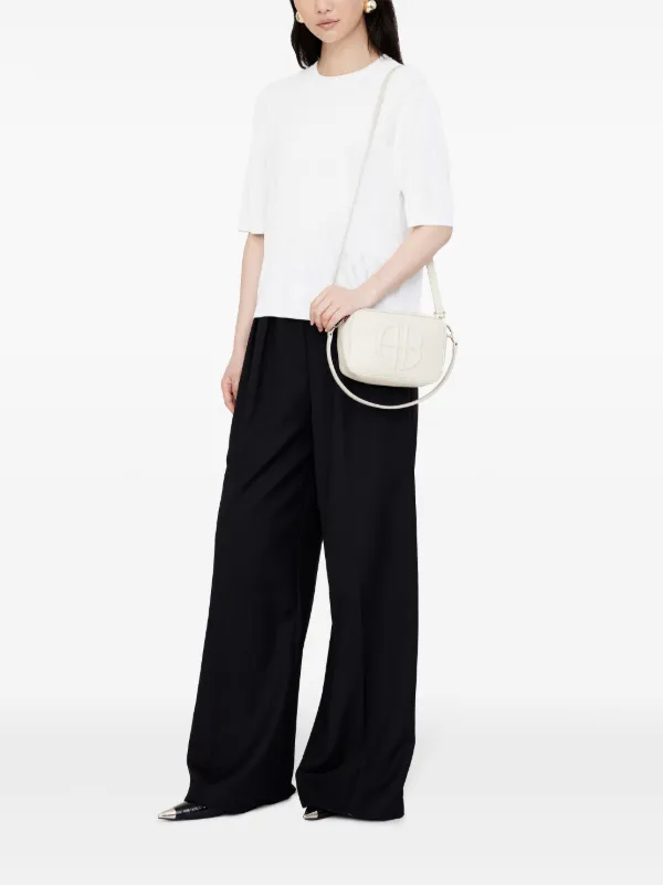 ANINE BING A0710842MTL41WHITEBORD 関税送料込 ANINE BING Medium Kate Tote Bag | Red | FARFETCH