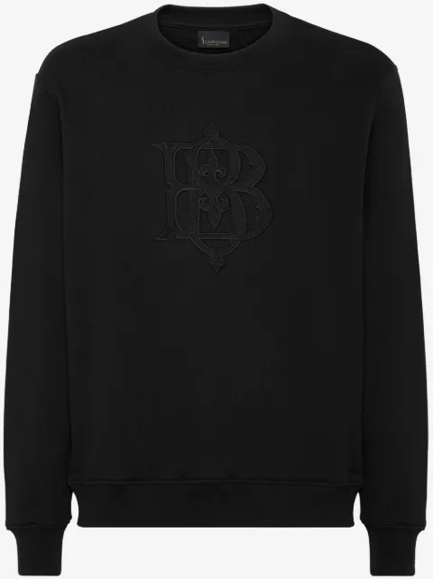 Billionaire logo-appliqué cotton sweatshirt