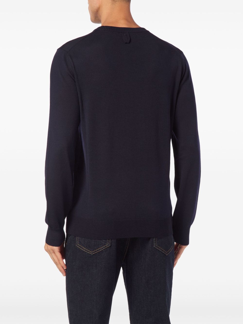 Shop Billionaire Crew-neck Pullover In Blue