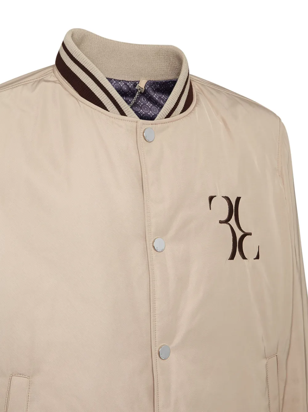 Billionaire embroidered stripe-trim bomber jacket | Bomber Jackets | Image 2